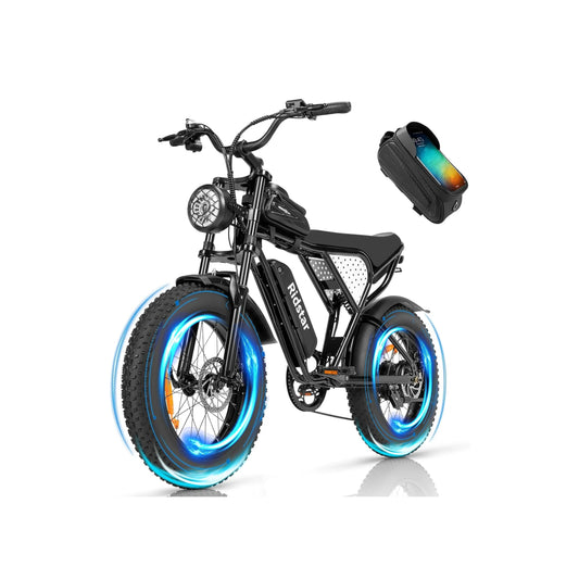Ridstar Q20 Mini Electric Bike 20" Tires 1000W Motor 48V 15Ah Battery
