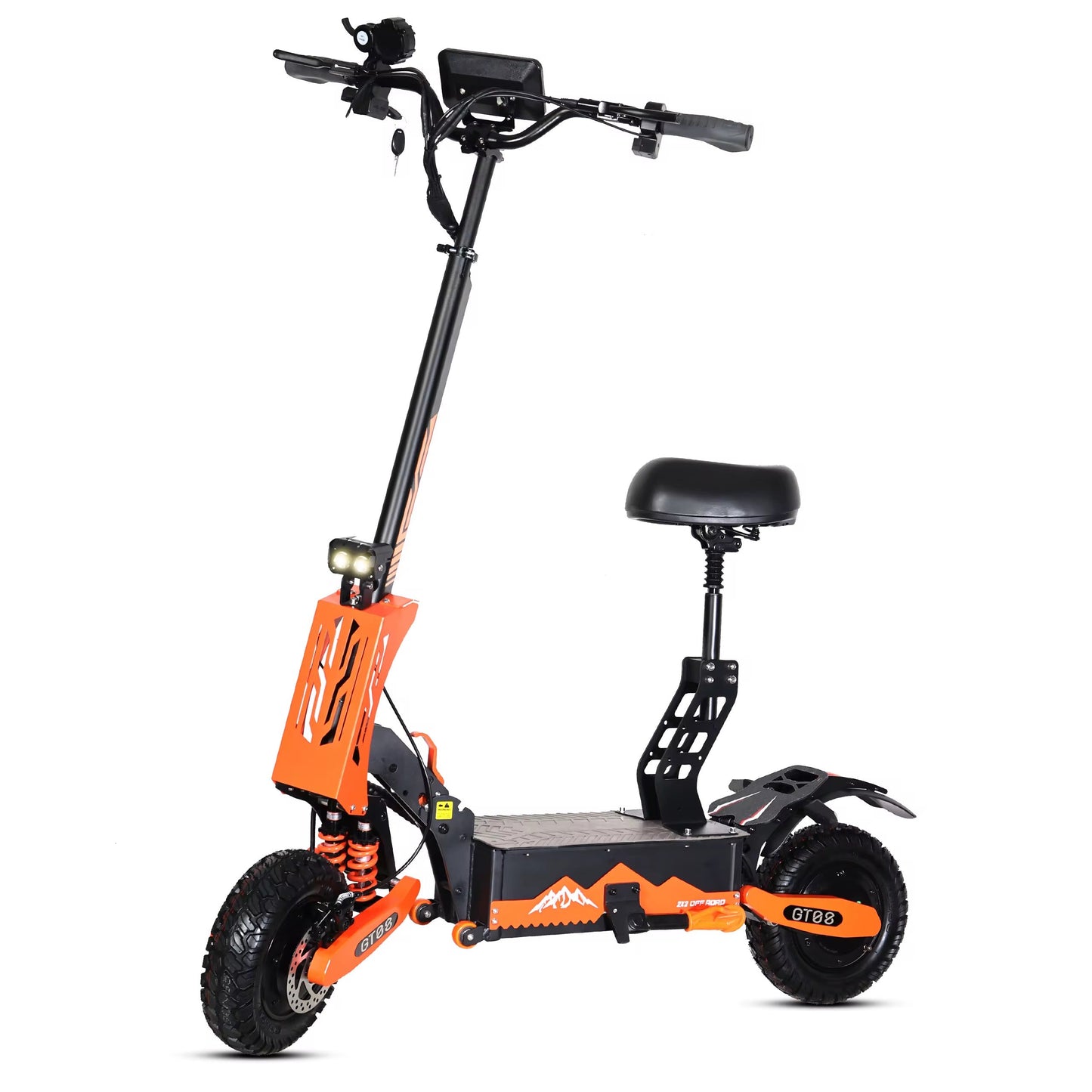 GT08 5600W Foldable Electric Scooter 60V 27AH Dual Motor 11in Off Road Tires