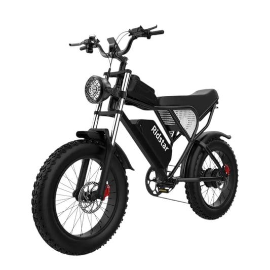 Ridstar Q20 for Adults, 1000W 20AH 30MPH Electric Bike 20'' Fat Tire Hydraulic Oil Disc Brakes Ebike